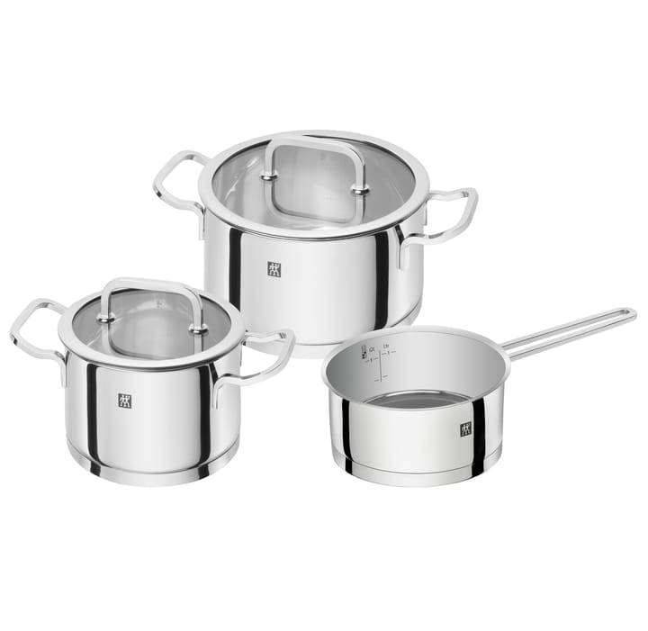 즈윌링 모먼트 S 팟 세트 3 pieces - stainless steel-black - Zwilling | 즈윌링